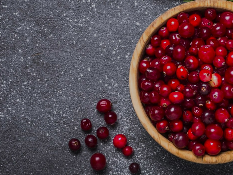 Mirtilli rossi e frutti di bosco